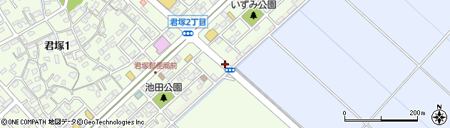 君塚二丁目周辺の地図