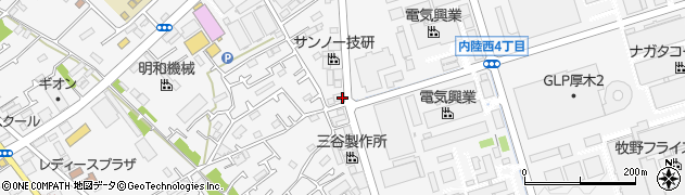 神奈川県愛甲郡愛川町中津周辺の地図