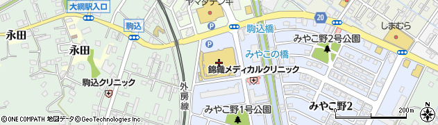 サンヴォーグ大網アミリィ店周辺の地図