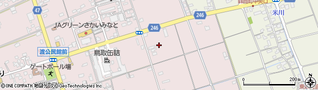 鳥取県境港市渡町1602-2周辺の地図