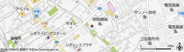 神奈川県愛甲郡愛川町中津1110周辺の地図