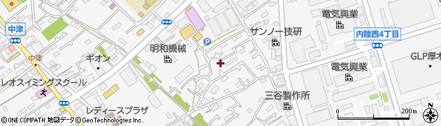 神奈川県愛甲郡愛川町中津1037-7周辺の地図