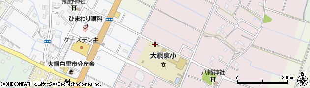 千葉県大網白里市富田50周辺の地図