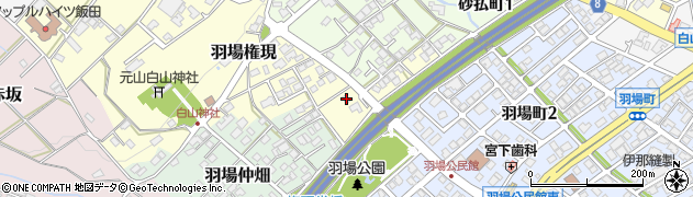 長野県飯田市羽場権現986周辺の地図