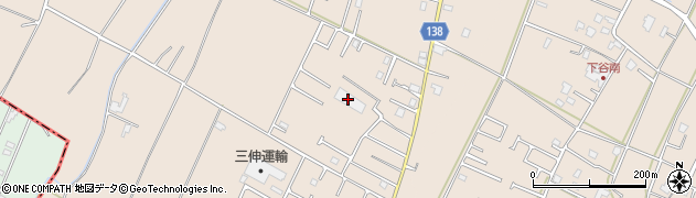 千葉県東金市上谷3412周辺の地図