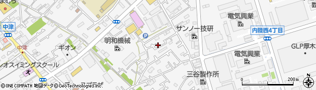 神奈川県愛甲郡愛川町中津1037-14周辺の地図