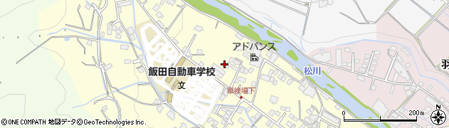 飯田上郷松川自転車道線周辺の地図