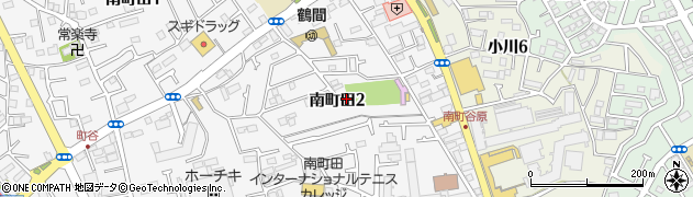 東京都町田市南町田2丁目周辺の地図