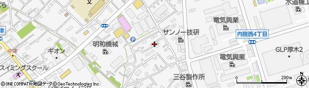 神奈川県愛甲郡愛川町中津1038-6周辺の地図