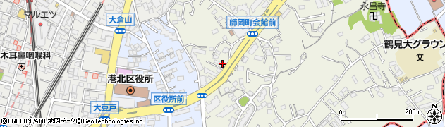 神奈川県横浜市港北区師岡町307周辺の地図