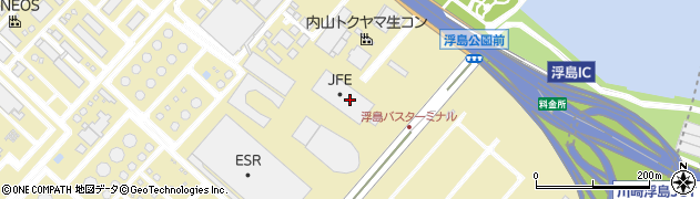 株式会社丸運　神奈川機工営業所周辺の地図