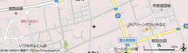 鳥取県境港市渡町1971周辺の地図