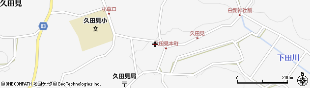 香蘭美容院周辺の地図
