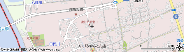 鳥取県境港市渡町2583周辺の地図