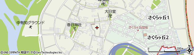 岐阜県美濃市生櫛304周辺の地図