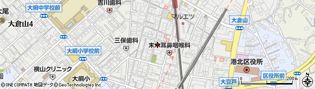 大倉山スカイハイツＡ周辺の地図