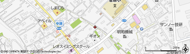 神奈川県愛甲郡愛川町中津232周辺の地図