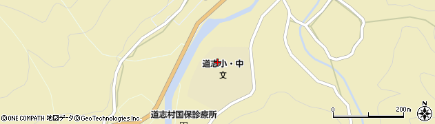 道志村立道志中学校周辺の地図