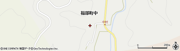 鳥取県鳥取市福部町中周辺の地図