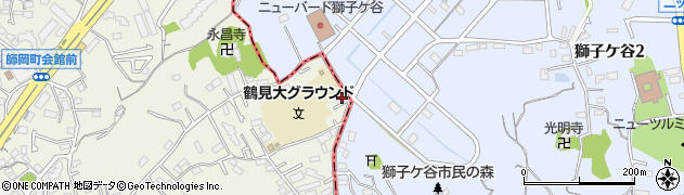 神奈川県横浜市港北区師岡町2周辺の地図