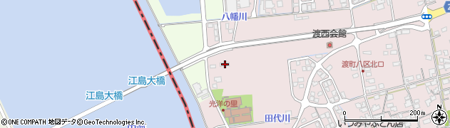 鳥取県境港市渡町3830周辺の地図