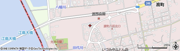 鳥取県境港市渡町3603周辺の地図