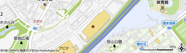 レインボー長津田店周辺の地図