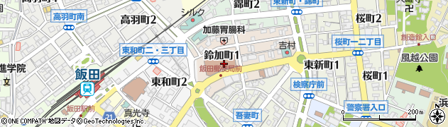 ゆうちょ銀行飯田店 ＡＴＭ周辺の地図