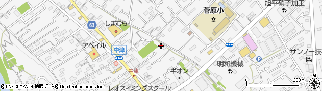 神奈川県愛甲郡愛川町中津224-1周辺の地図