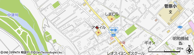 神奈川県愛甲郡愛川町中津150-1周辺の地図