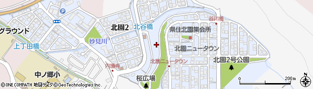 鳥取県鳥取市北園周辺の地図