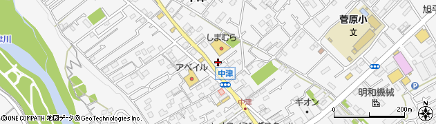 神奈川県愛甲郡愛川町中津209-8周辺の地図