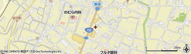 マクドナルド１５３飯田上郷店周辺の地図
