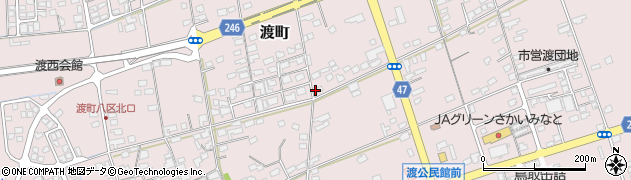鳥取県境港市渡町2687周辺の地図