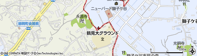 神奈川県横浜市鶴見区獅子ケ谷3丁目10-22周辺の地図
