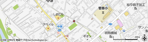 神奈川県愛甲郡愛川町中津218周辺の地図