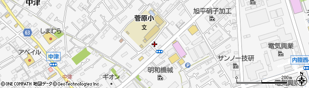 神奈川県愛甲郡愛川町中津1105周辺の地図