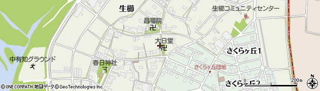 岐阜県美濃市生櫛384周辺の地図