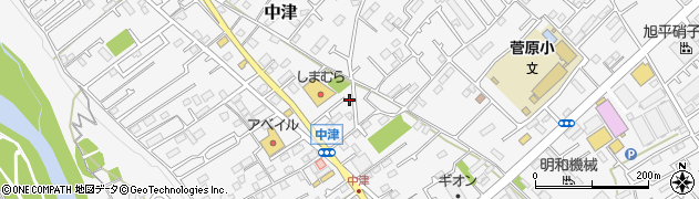神奈川県愛甲郡愛川町中津209-1周辺の地図