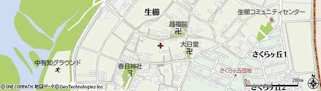 岐阜県美濃市生櫛396周辺の地図