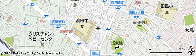 川崎渡田向町郵便局 ＡＴＭ周辺の地図