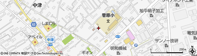 神奈川県愛甲郡愛川町中津1157周辺の地図