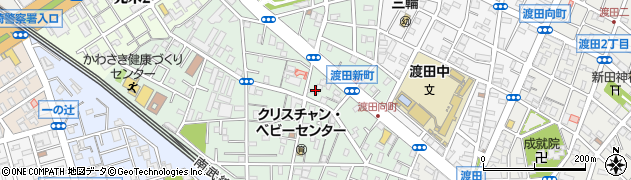有限会社渡田宮代　新町店周辺の地図