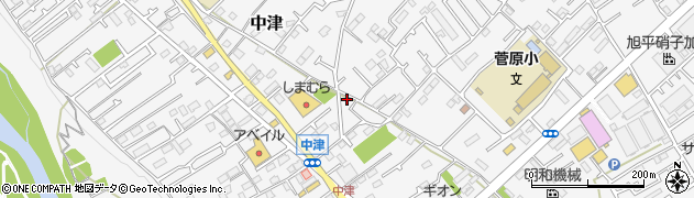 神奈川県愛甲郡愛川町中津216周辺の地図