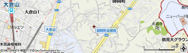 神奈川県横浜市港北区師岡町351周辺の地図