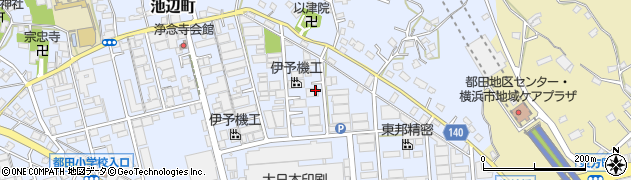 神奈川県横浜市都筑区池辺町3369周辺の地図