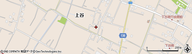 千葉県東金市上谷3382周辺の地図