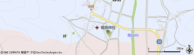 京都府舞鶴市赤野332周辺の地図
