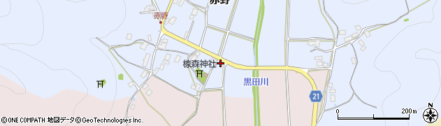 京都府舞鶴市赤野645周辺の地図