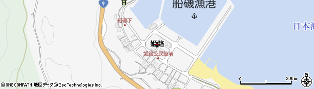 鳥取県鳥取市気高町八束水（姫路）周辺の地図